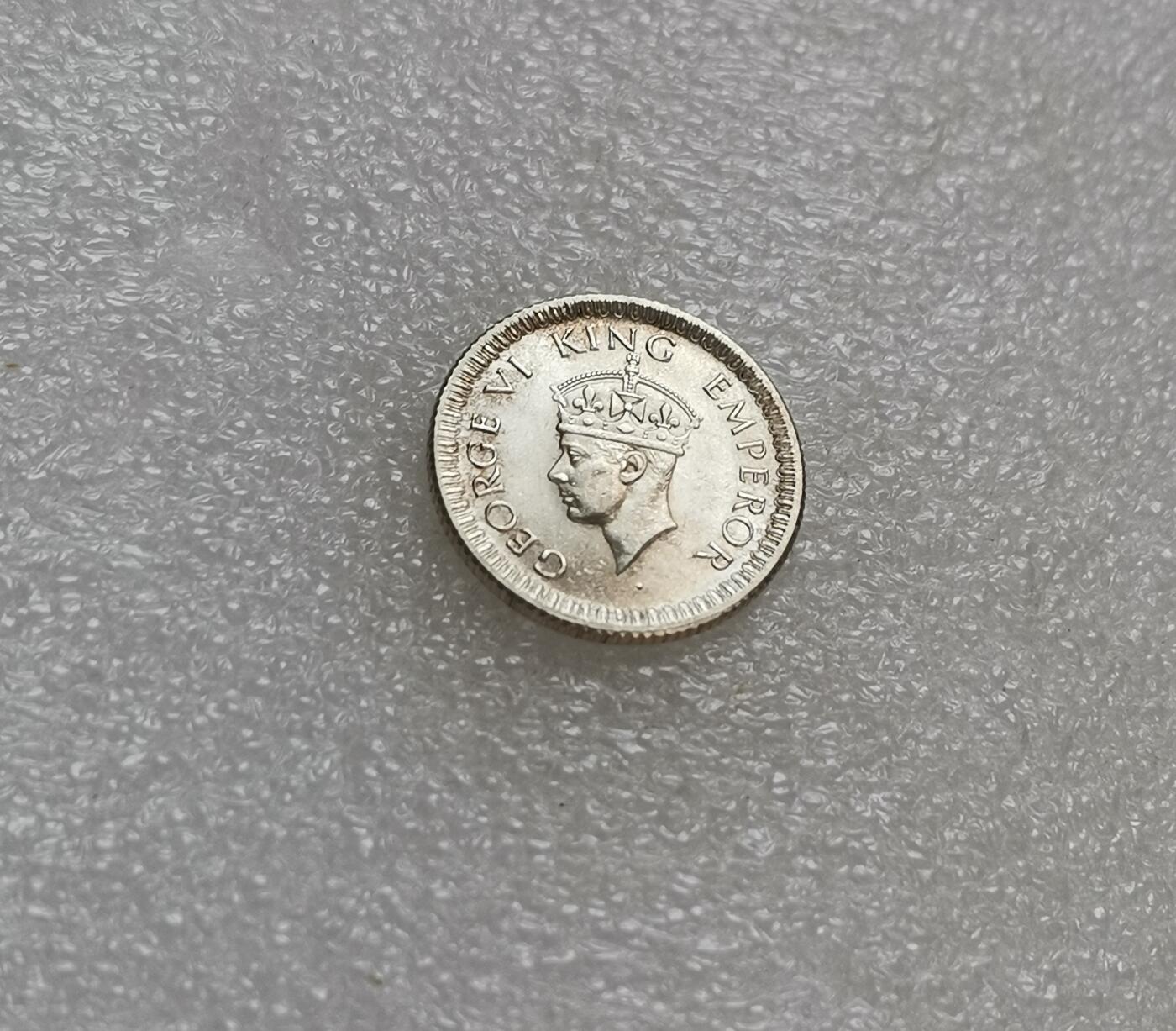 瓶子🏺第151期拍卖会  英属印度1942年乔治六世1/4卢比银币  原光