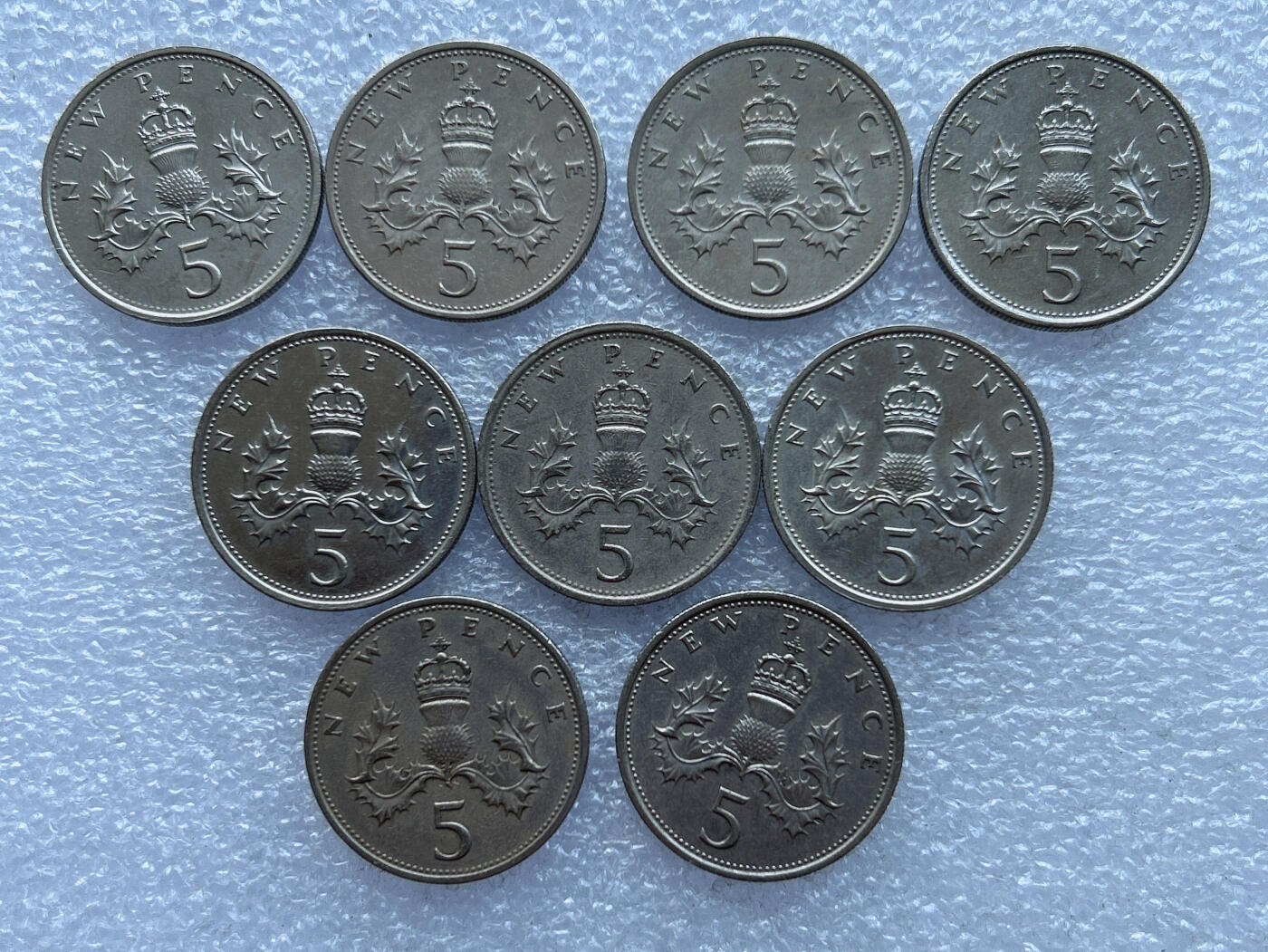 第一海外回流一元起拍收藏 散币专场 第103期 英国5便士 9枚