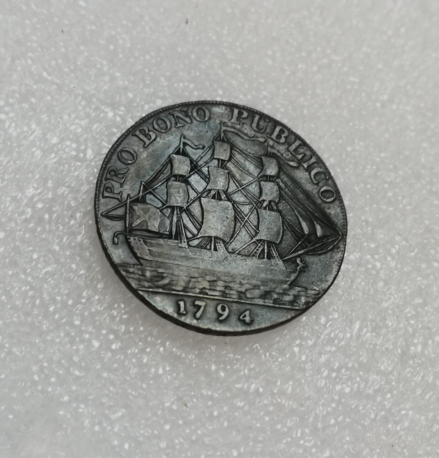 瓶子🏺第151期拍卖会  英国1794年半便士代币