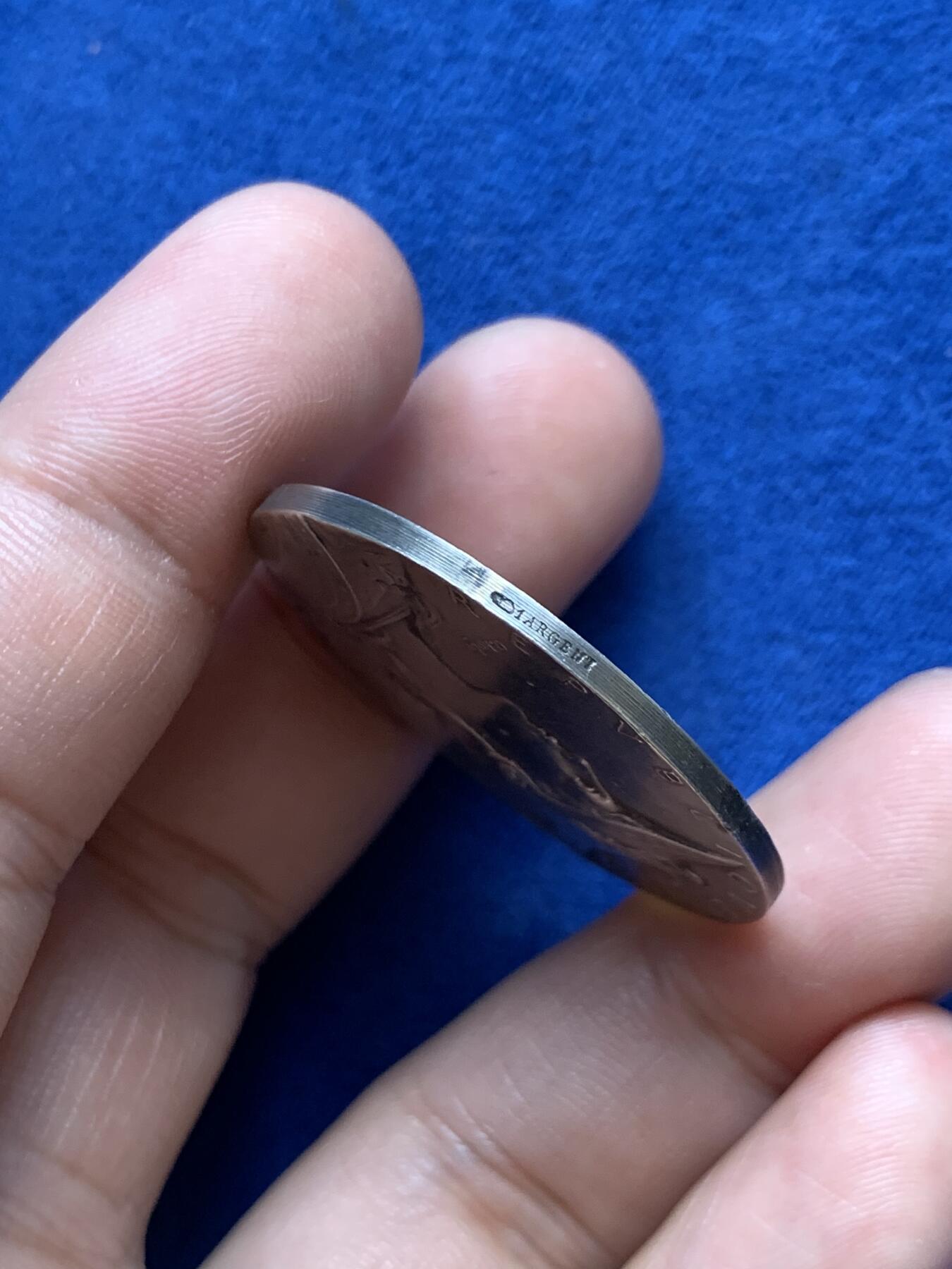 《竞宝斋》第291场- 周日，周一，周二 3场连拍 （全场包邮） 法国玛丽安娜警署处银章，Roty作品，21.20g，36mm，丰饶角1ARGENT边铭