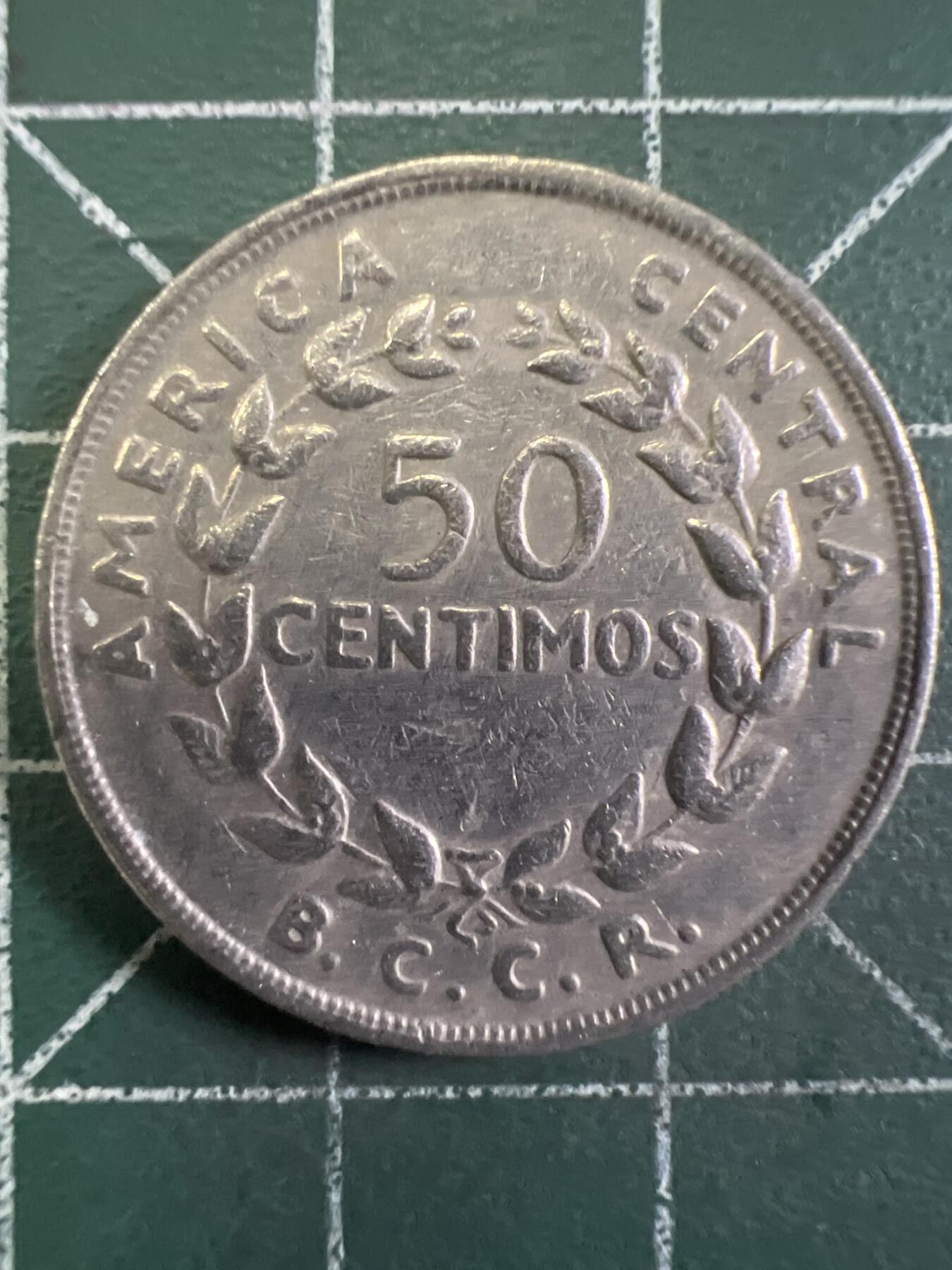 第663期 硬币专场 （无押金，捡漏，全场50包邮，偏远地区除外，接收代拍业务，本店十天发一次货） 哥斯达黎加50分 1970年