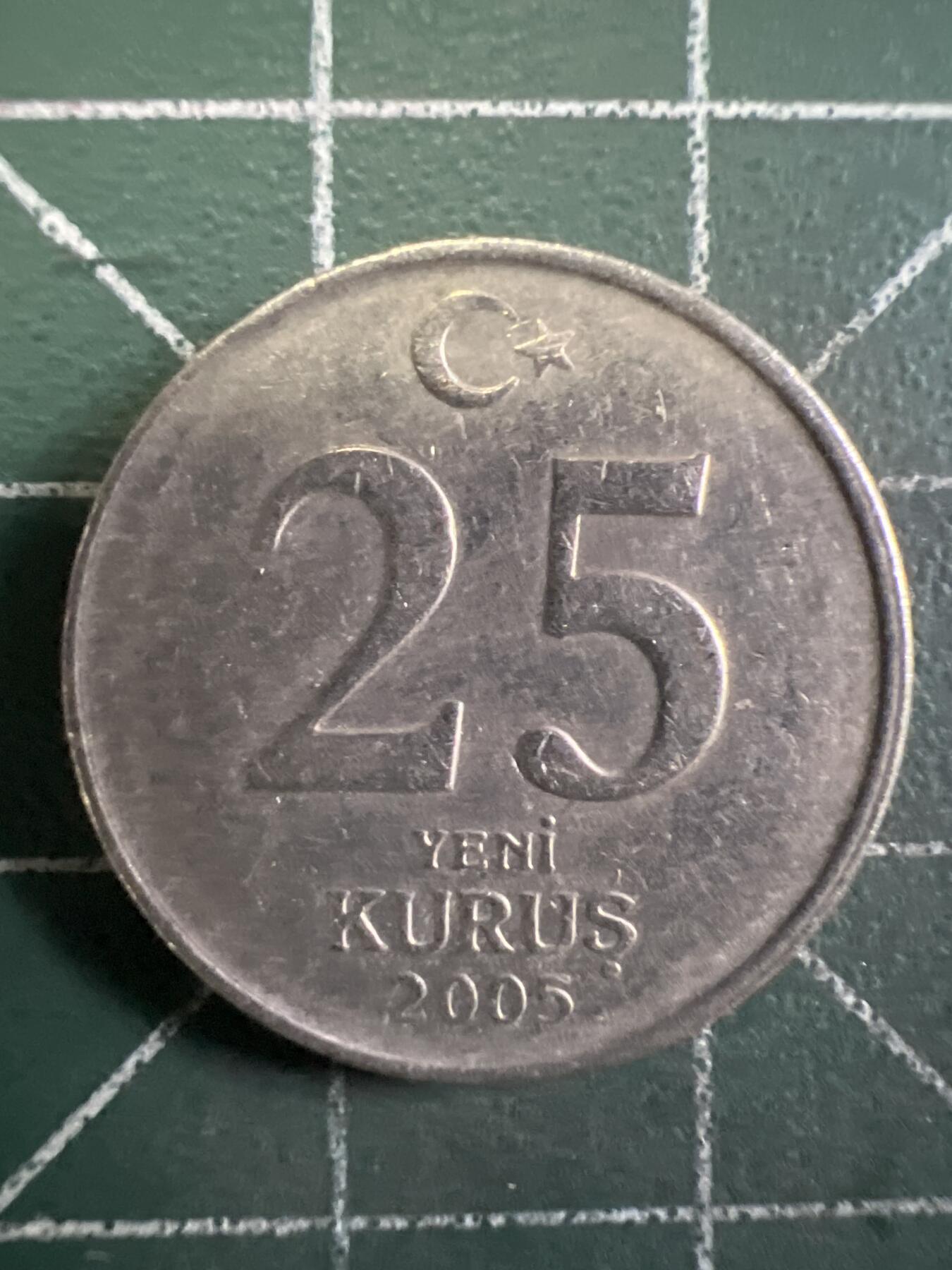 第663期 硬币专场 （无押金，捡漏，全场50包邮，偏远地区除外，接收代拍业务，本店十天发一次货） 土耳其25库鲁