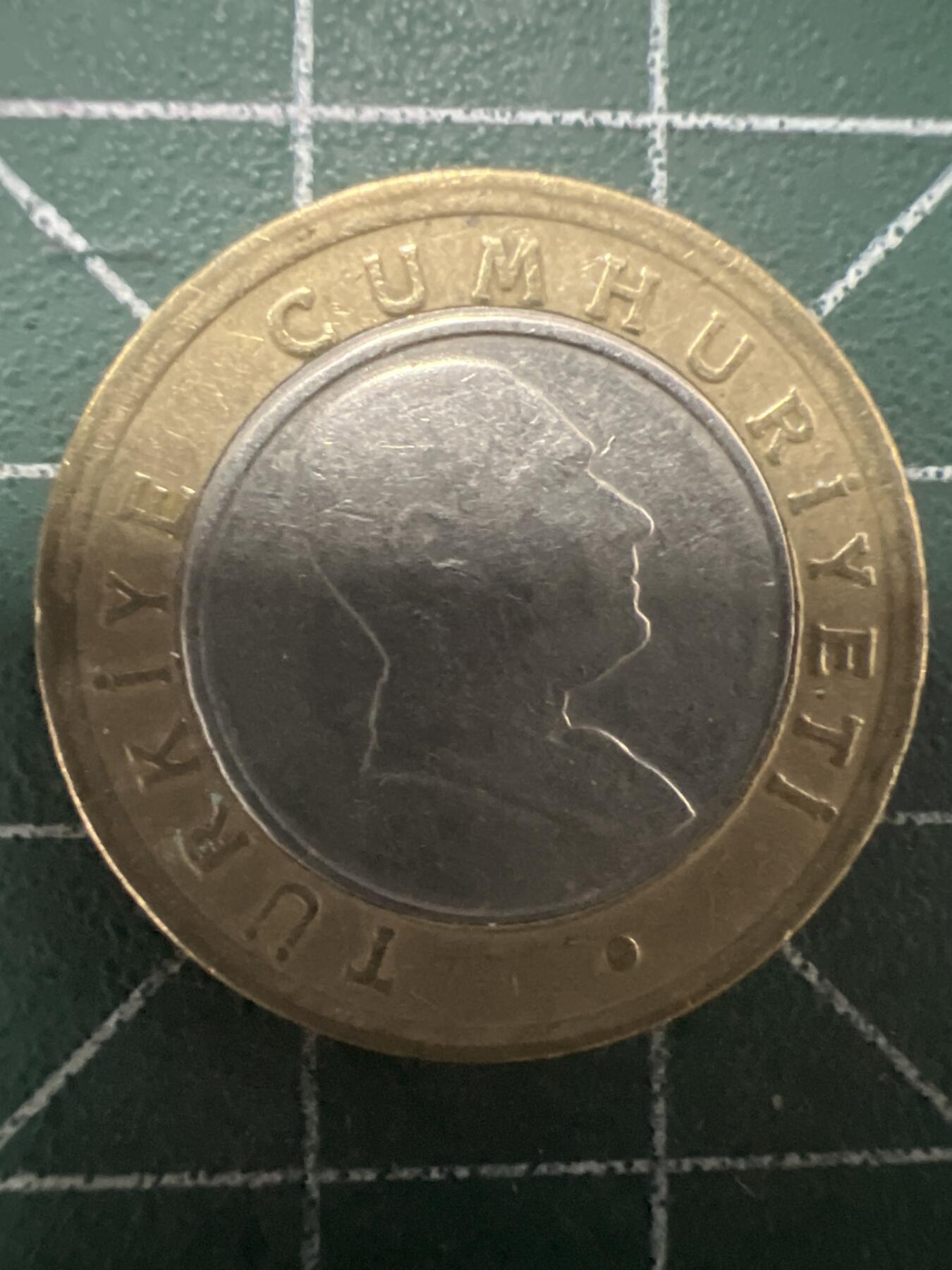 第661期 硬币场 （无押金，捡漏，全场50包邮，偏远地区除外，接收代拍业务，本店十天发一次货） 土耳其50库鲁 双色币