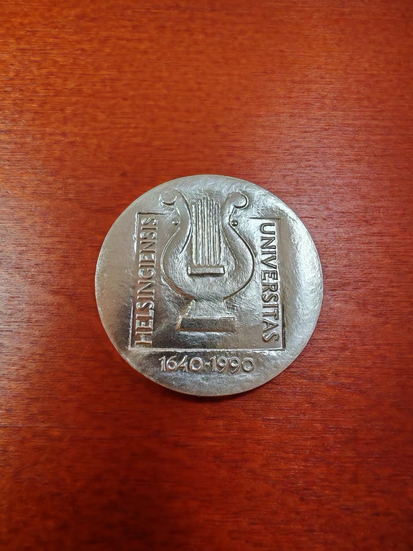 长老汇龙年精选第十一场拍卖（币中币） 1990芬兰赫尔辛基大学350周年100马克银币