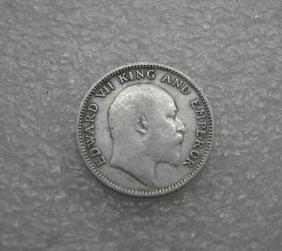 英属印度1906年1/4卢比爱七银币 - 英属印度1906年1/4卢比爱七银币
