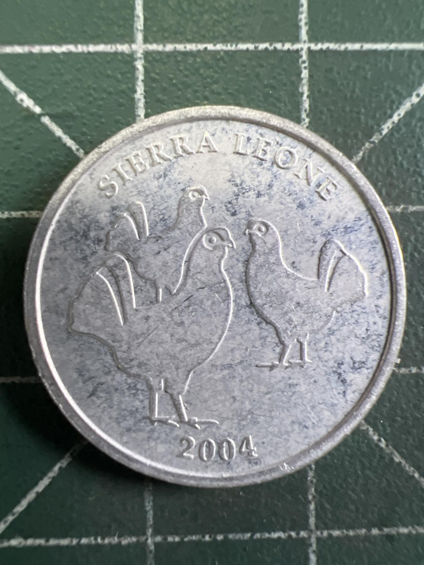 第663期 硬币专场 （无押金，捡漏，全场50包邮，偏远地区除外，接收代拍业务，本店十天发一次货） 塞拉利昂5利昂