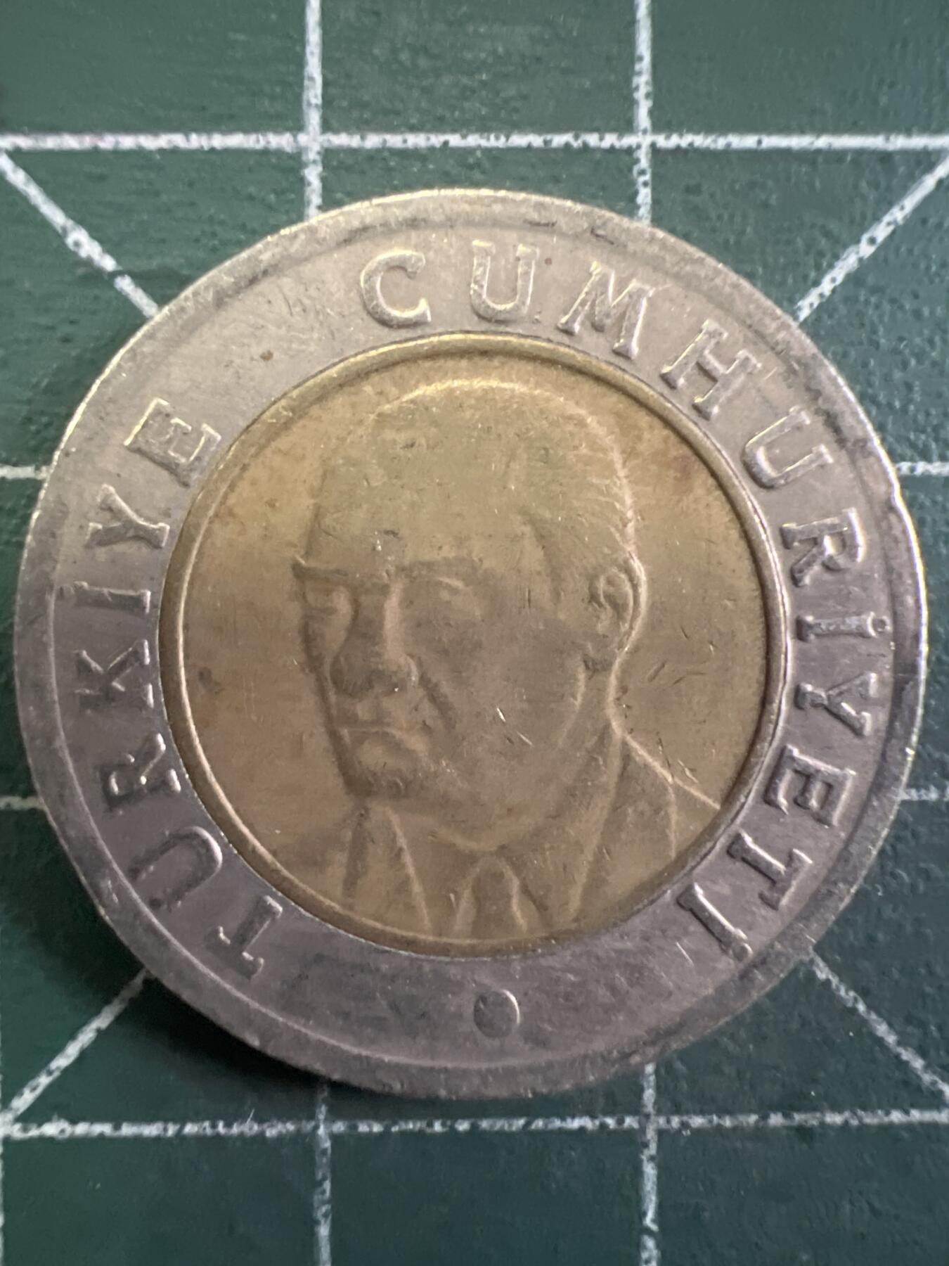 第663期 硬币专场 （无押金，捡漏，全场50包邮，偏远地区除外，接收代拍业务，本店十天发一次货） 土耳其1里拉 双色币