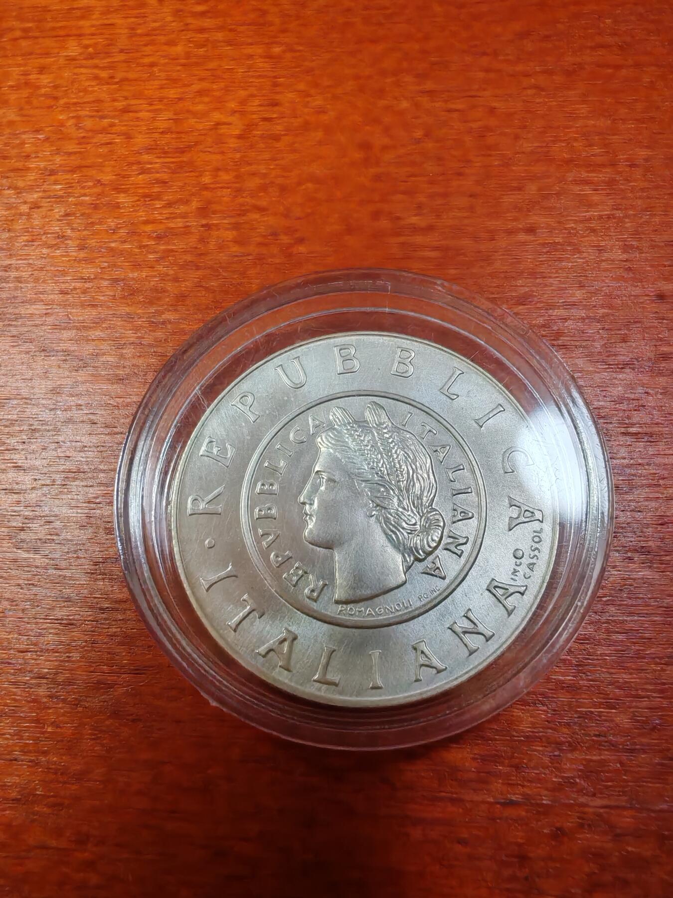 长老汇龙年精选第十一场拍卖（币中币） 2001意大利里拉的历史之1946年1里拉银币，币中币（2）