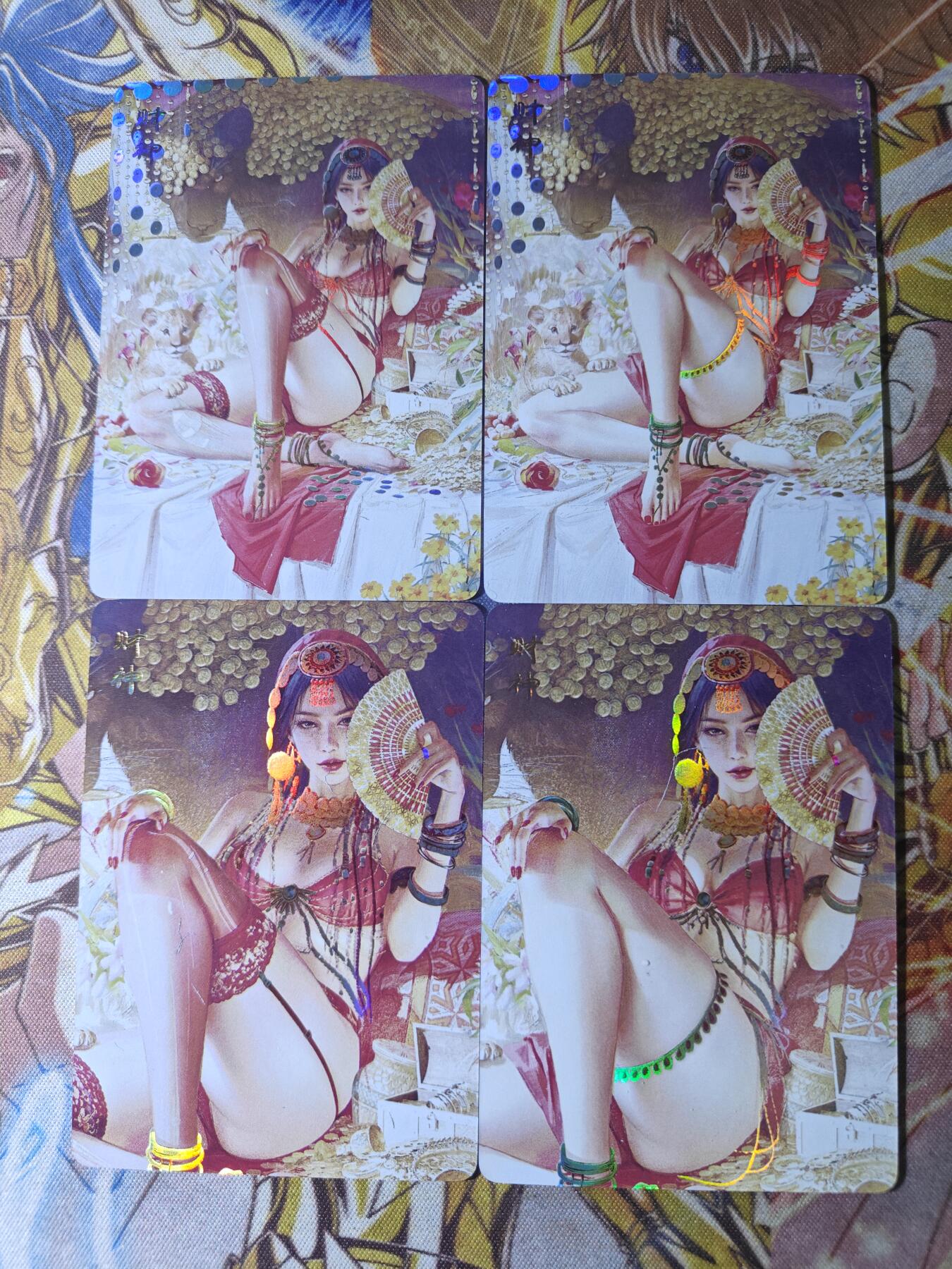 天玑星卡拍第四十四期《好多卡》持续收拍中 燎原卡牌 神姬传 刷子 财神 四张彩闪