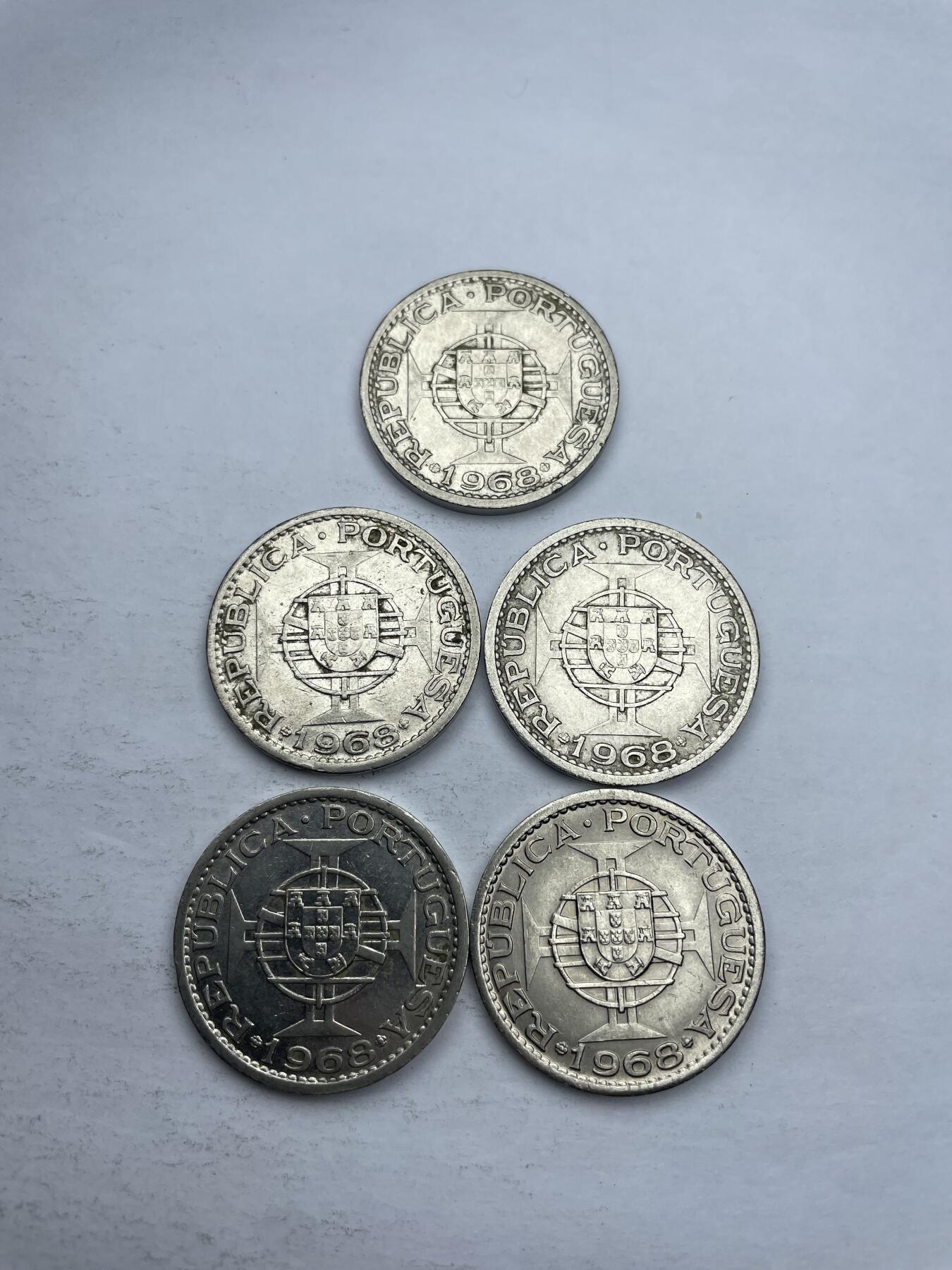 每日一拍，2024年集古藏今外币拍卖第十一期-第9场—（总第109拍），新一期拍卖开始了 澳门早期大一元5枚