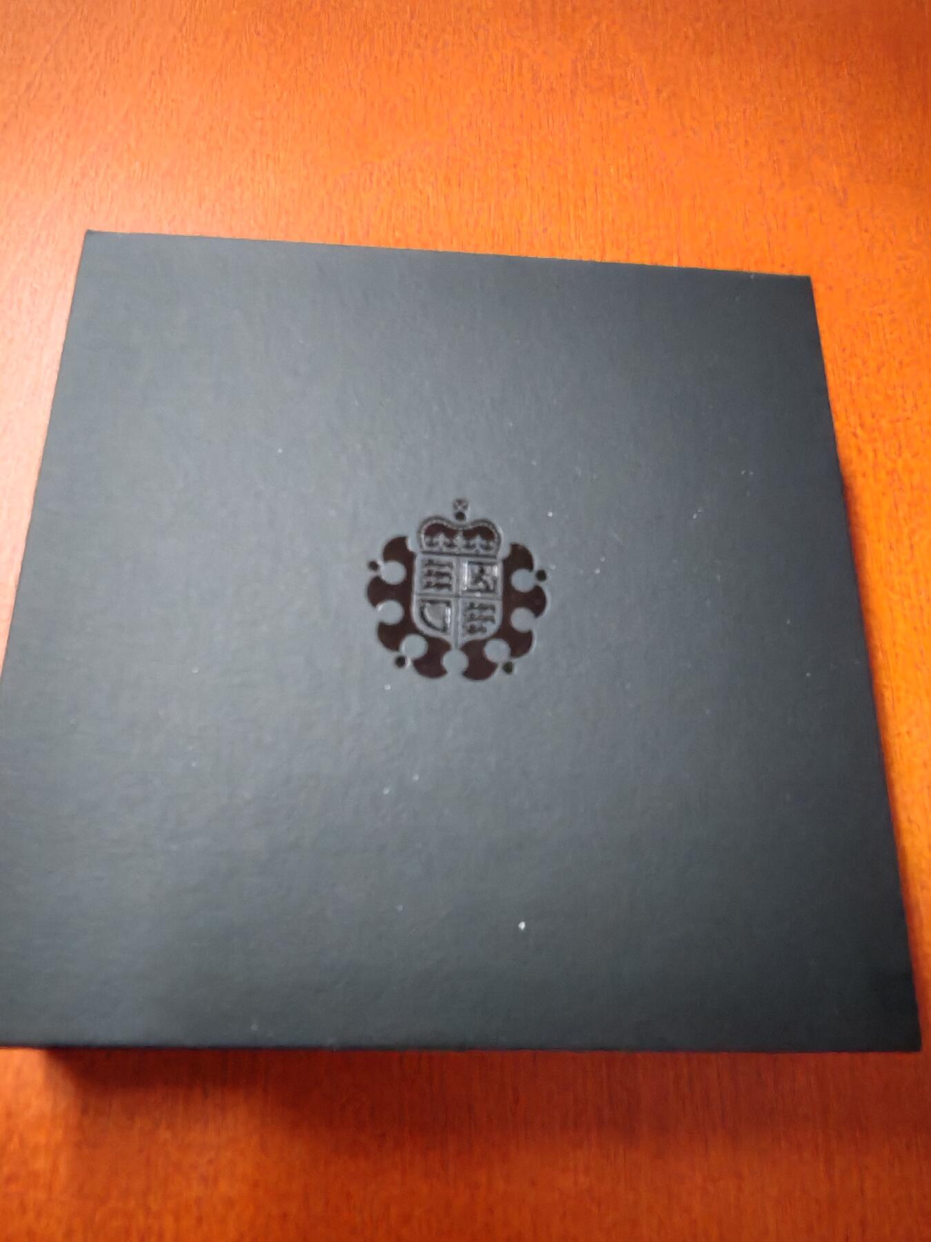 长老汇龙年精选第十二场拍卖（满分进行曲） 2021英国伊丽莎白二世95寿诞5英镑精制加厚银币，盒证全