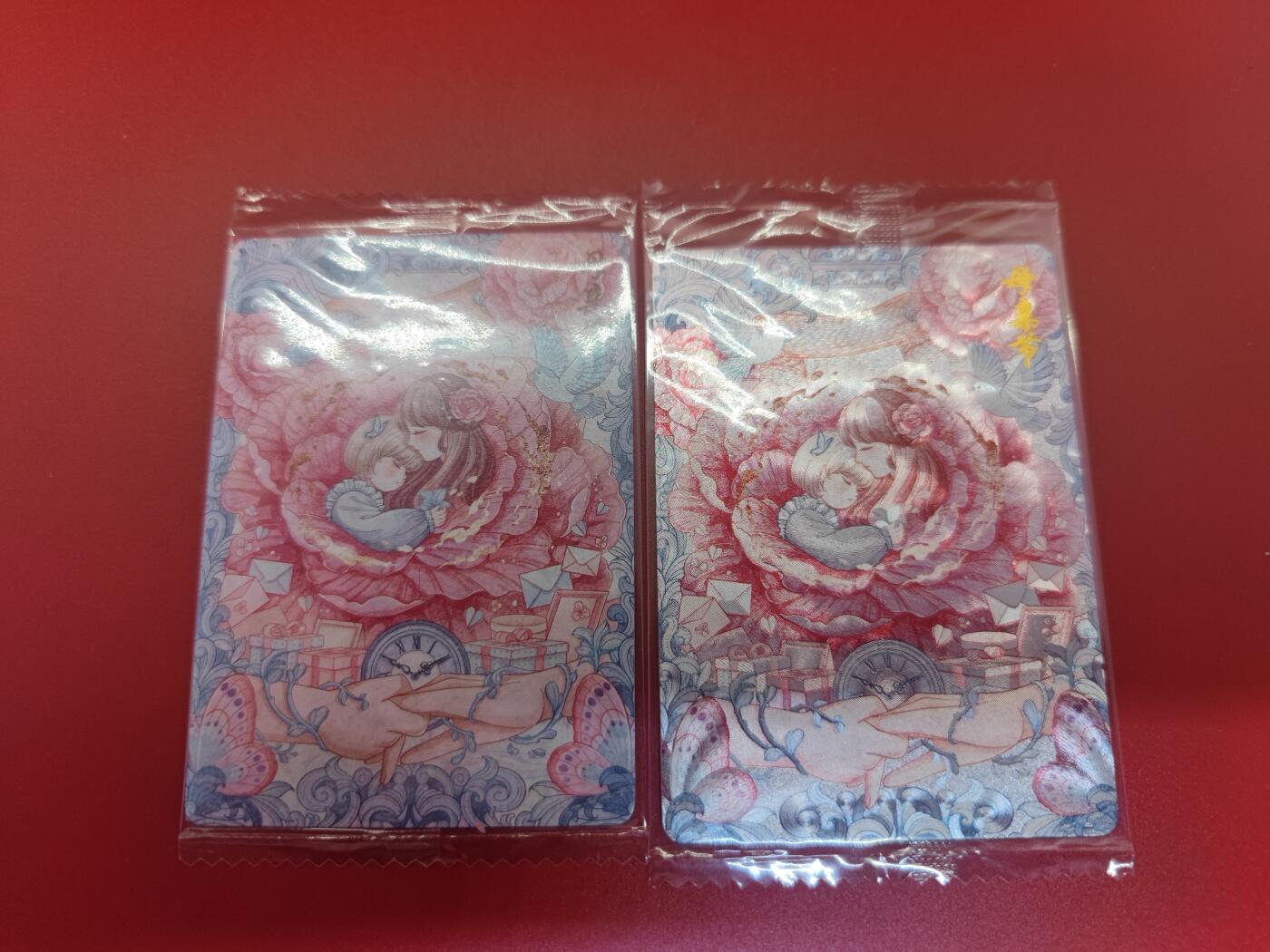 妖精的尾巴卡牌拍卖第二十三期(收拍品) 可可瑞听-母亲节节日卡 原封2张（一普一粗）