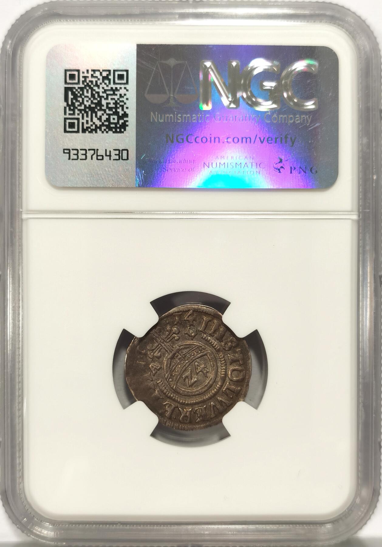 博洋堂“夏光旖旎”7月精品专场暨第085期（全场包邮） NGC AU53 亚军分！德国斯托尔贝格1614年1/24泰勒银币