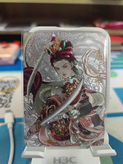 妖精的尾巴卡牌拍卖第二十三期(收拍品) - 麦稀奇X李广展会限定卡-扈三娘 粗闪卡一张