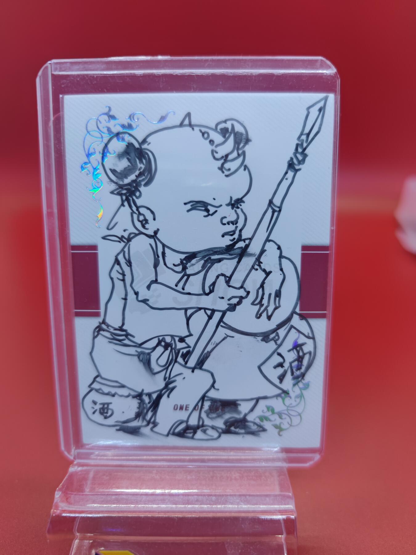 妖精的尾巴卡牌拍卖第二十三期(收拍品) 手绘卡-第二届TCS卡牌嘉年华&第五届中福卡博会-现场互动原创收藏卡-画师:墨心