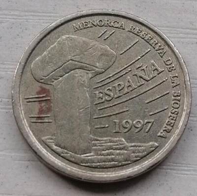 招财猫的储钱罐硬币拍卖第22场 - 西班牙1997年5比塞塔巴利阿里群岛黄铜纪念币