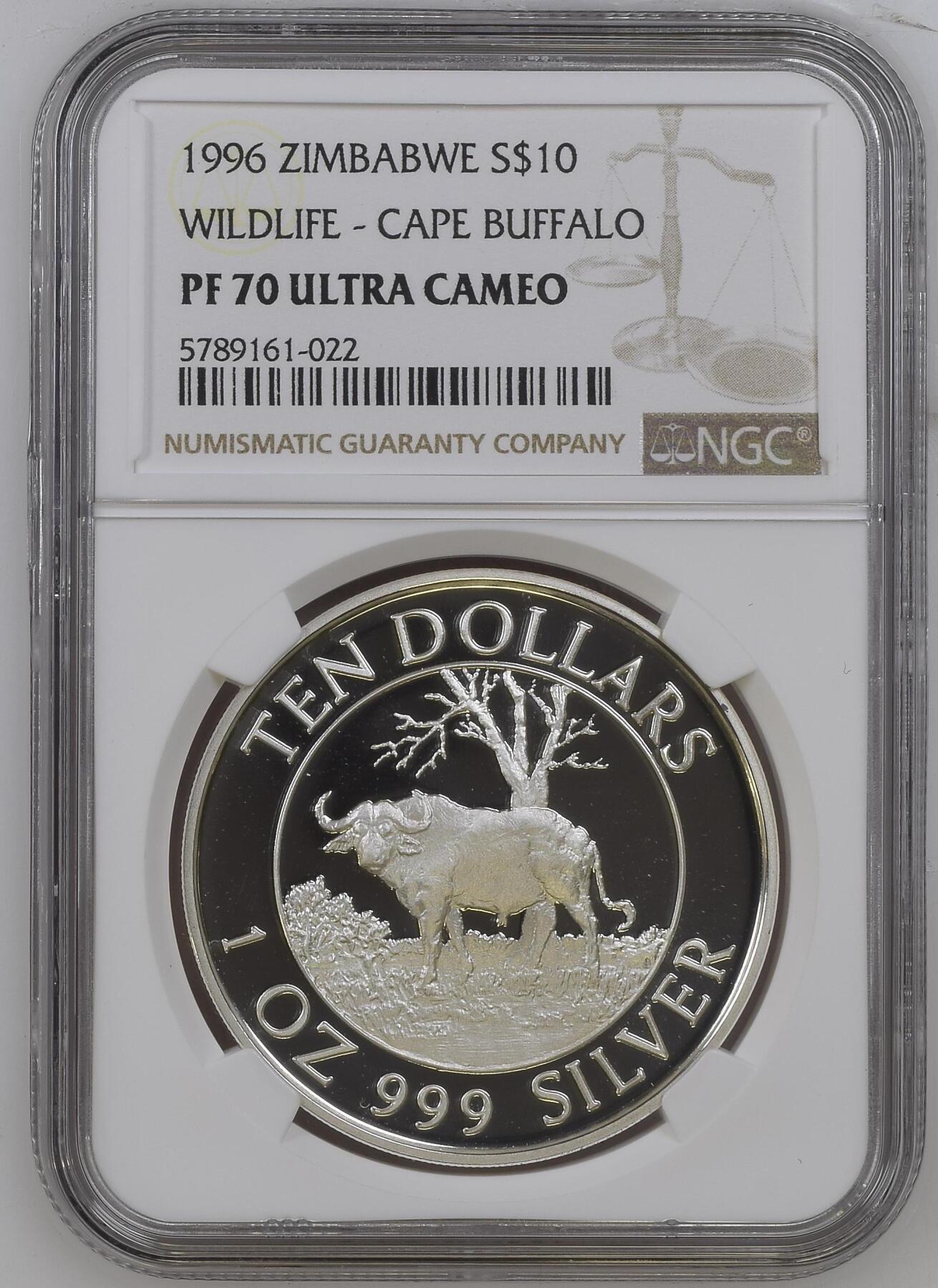 长老汇龙年精选第十二场拍卖（满分进行曲） 1996 ZIMBABWE WILDLIFE - CAPE BUFFALO