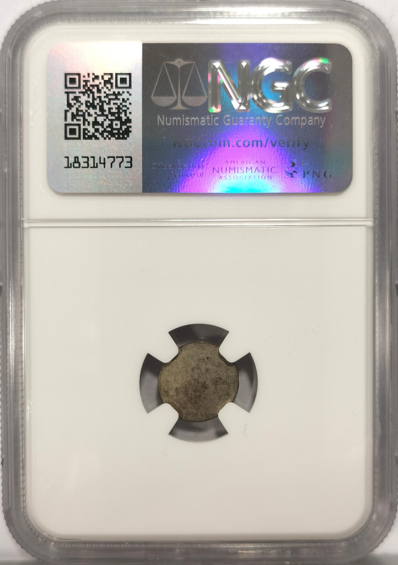 博洋堂“夏光旖旎”7月精品专场暨第085期（全场包邮） NGC MS65 冠军分！德国雷根斯堡1742年双钥匙1芬尼小银币