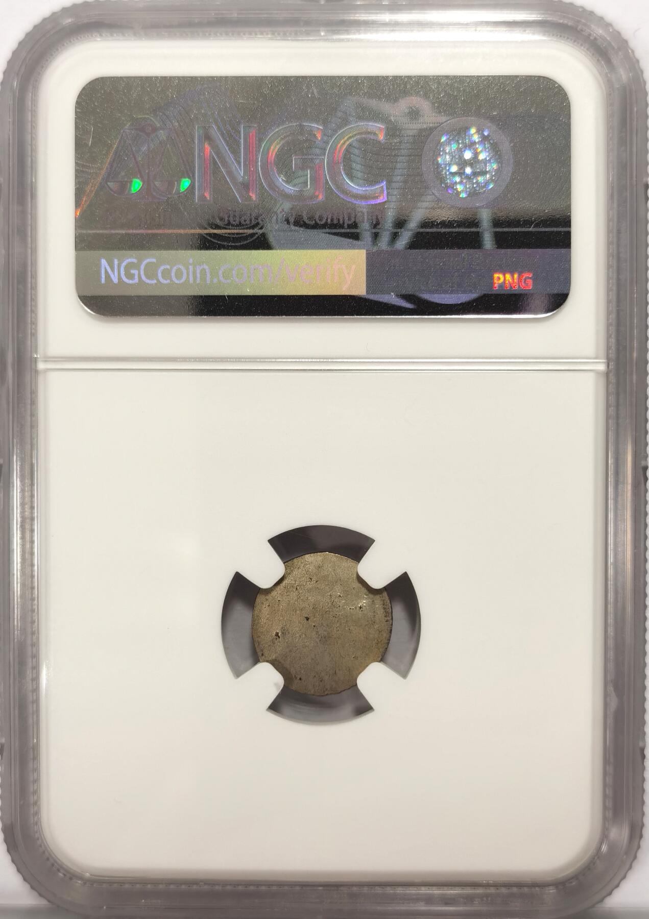 博洋堂“夏光旖旎”7月精品专场暨第085期（全场包邮） NGC MS64 德国哈尔1712年十字手掌半克鲁泽单面银币