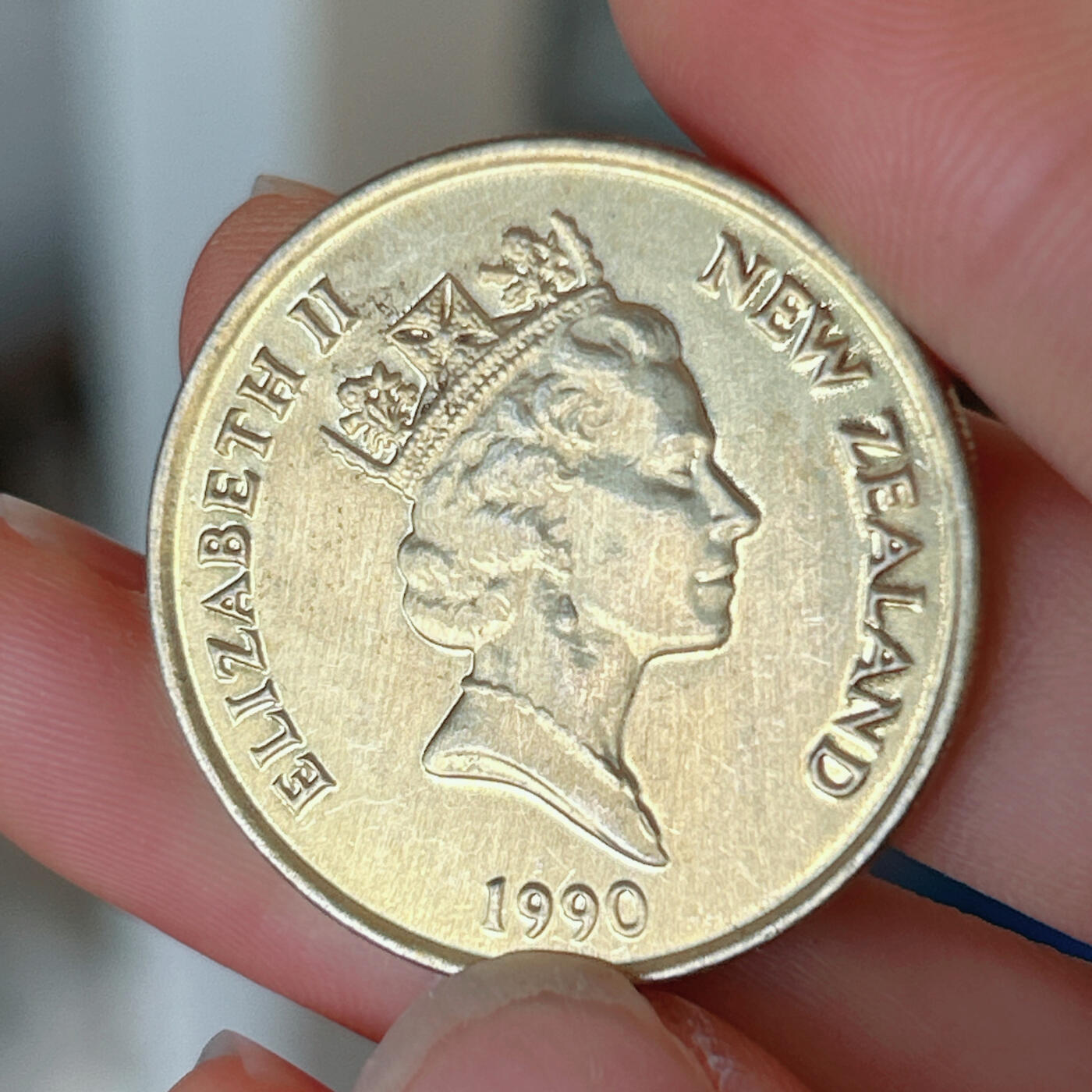 海外回流1元起拍小铺 各国钱币散币场 第14期 新西兰1990年20分镀金币