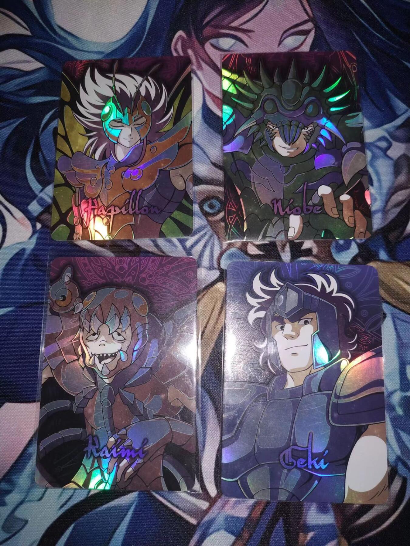天玑星卡拍第四十四期《好多卡》持续收拍中 卡游圣斗士星矢22张+自制折光彩闪4张