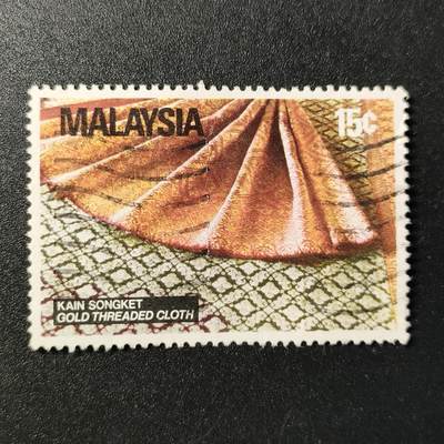 江湖杂货铺    【第32期】       【无佣金、全场包邮】 - 马来西亚，金色罗纹布织物