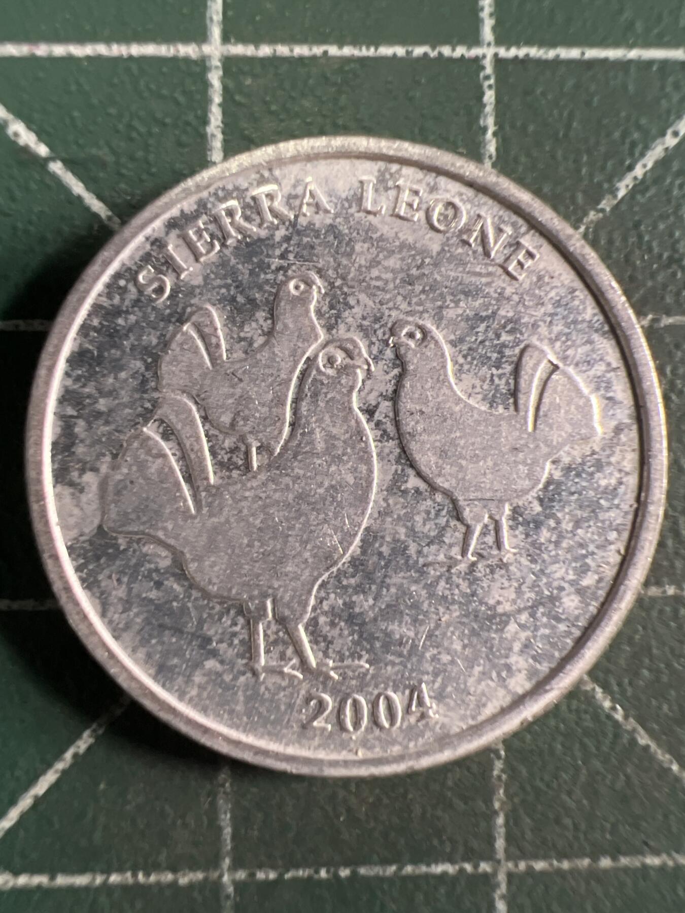 第664期 硬币专场 （无押金，捡漏，全场50包邮，偏远地区除外，接收代拍业务，本店十天发一次货） 塞拉利昂5利昂