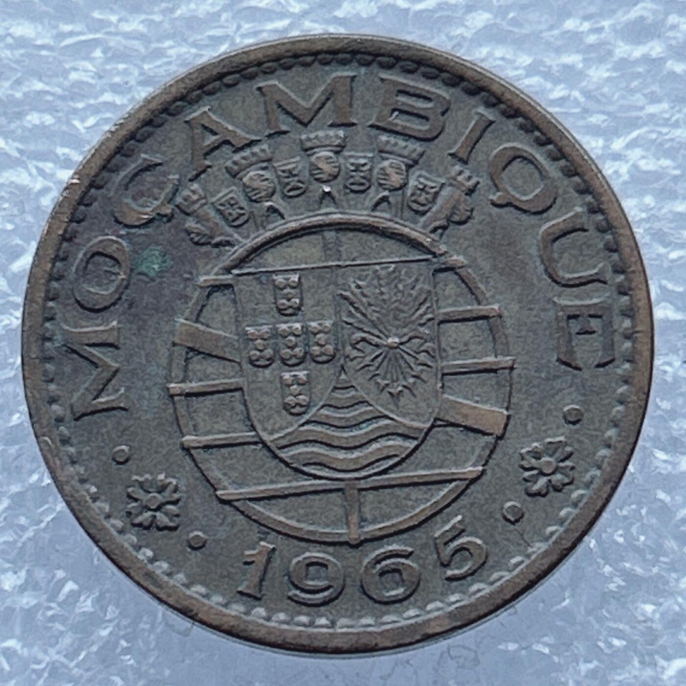 第一海外回流一元起拍收藏 散币专场 第104期 莫桑比克1965年1埃斯库多铜币