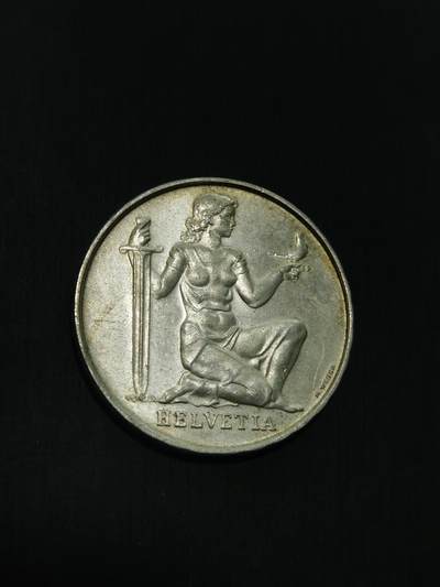 臻藏泉阁国内外钱币 - 瑞士5法郎银币