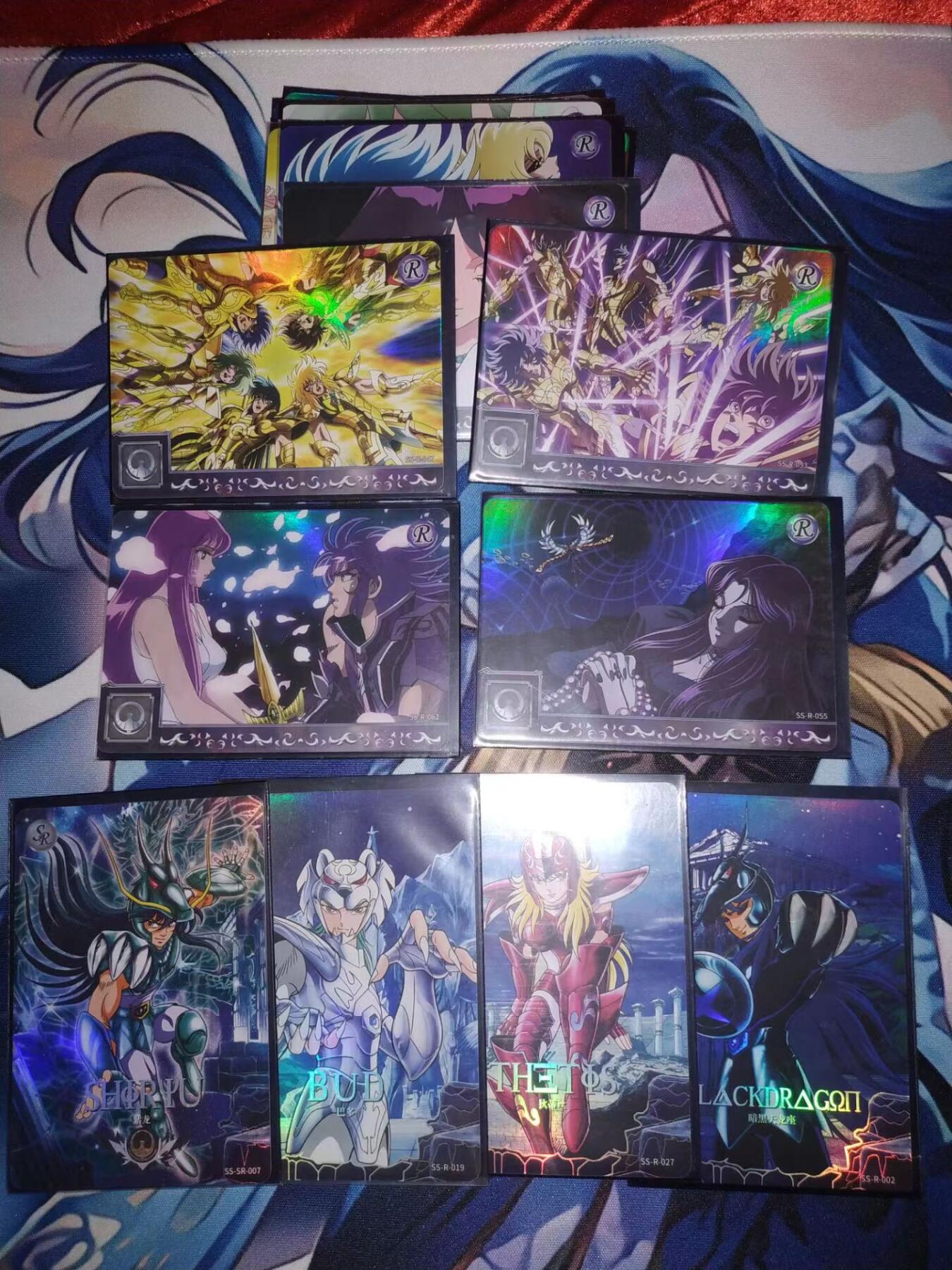 天玑星卡拍第四十四期《好多卡》持续收拍中 卡游圣斗士星矢22张+自制折光彩闪4张