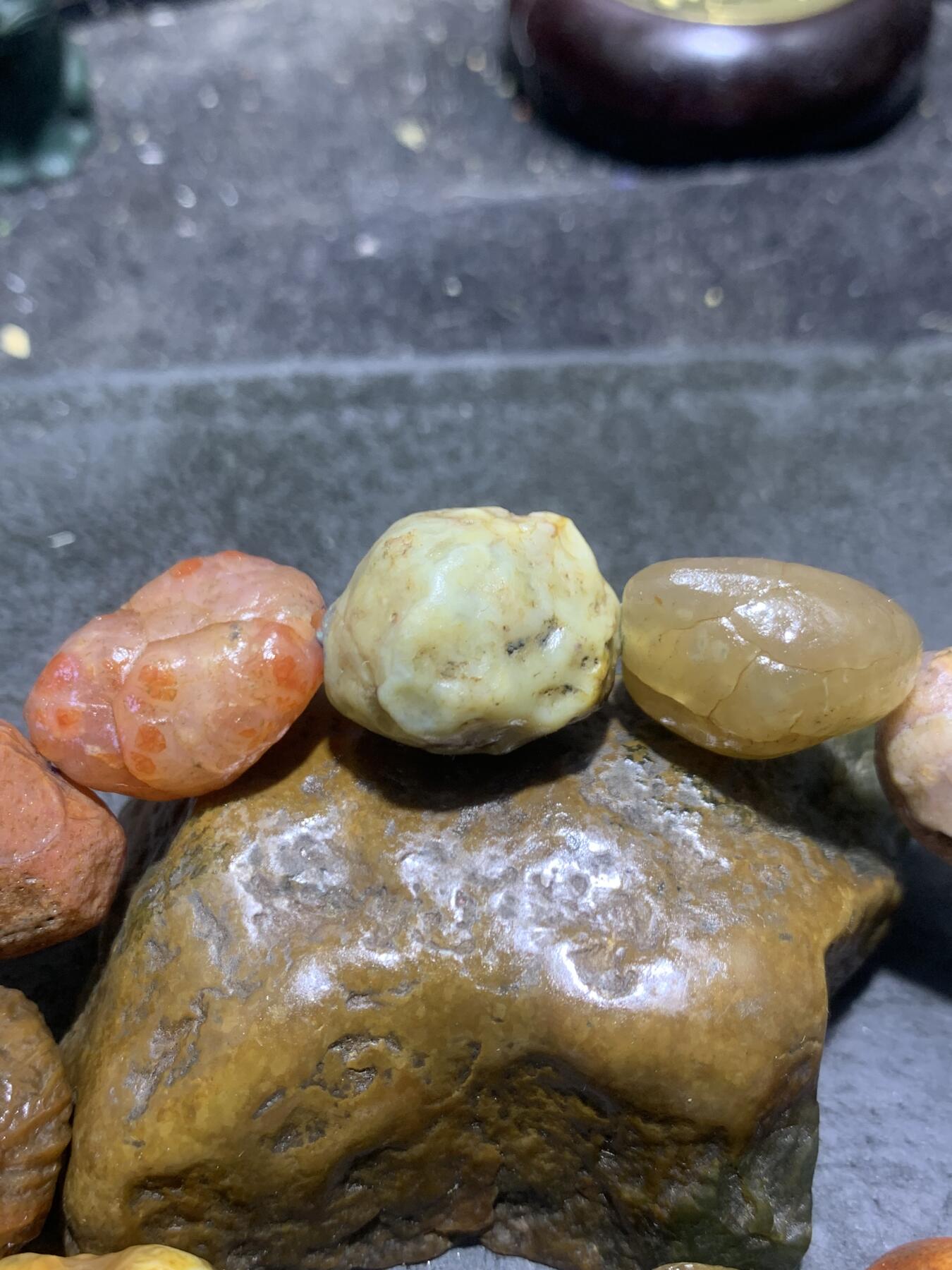 精美戈壁阿拉善玛瑙多宝手串一条