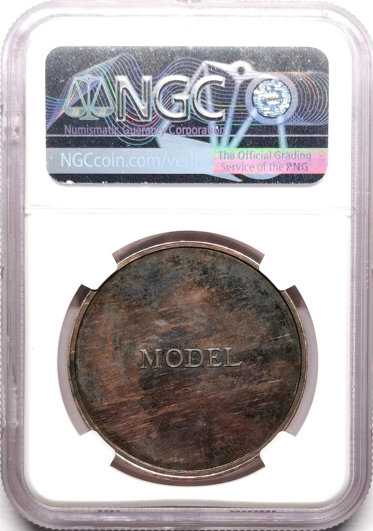 凡希社世界钱币微拍第二百七十八期 1991玻利维亚西蒙玻利瓦尔银样币精铸NGC-PF63，稀有的单面呈样币！