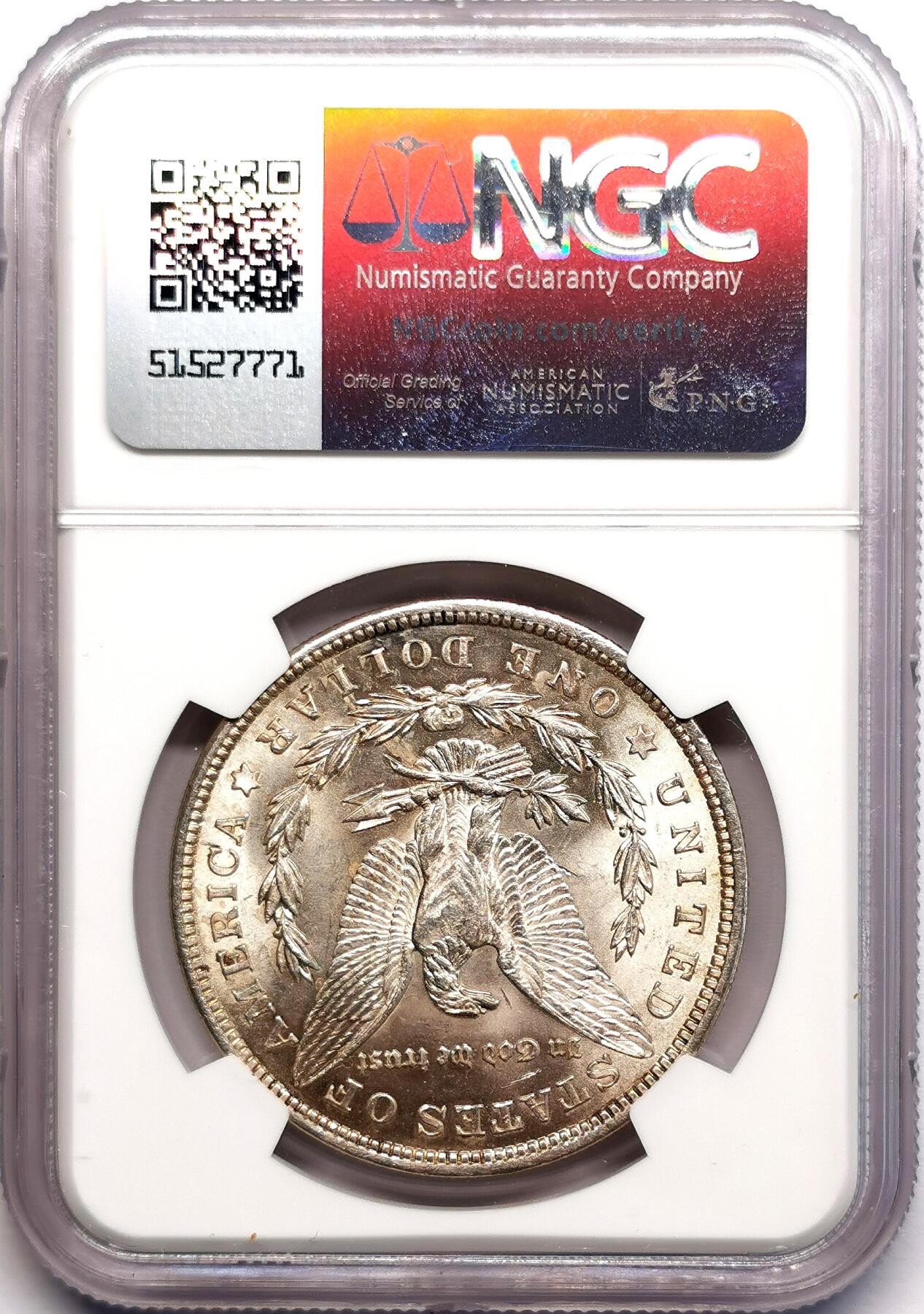 凡希社世界钱币微拍第二百七十八期 1921美国摩根壹元NGC-MS64