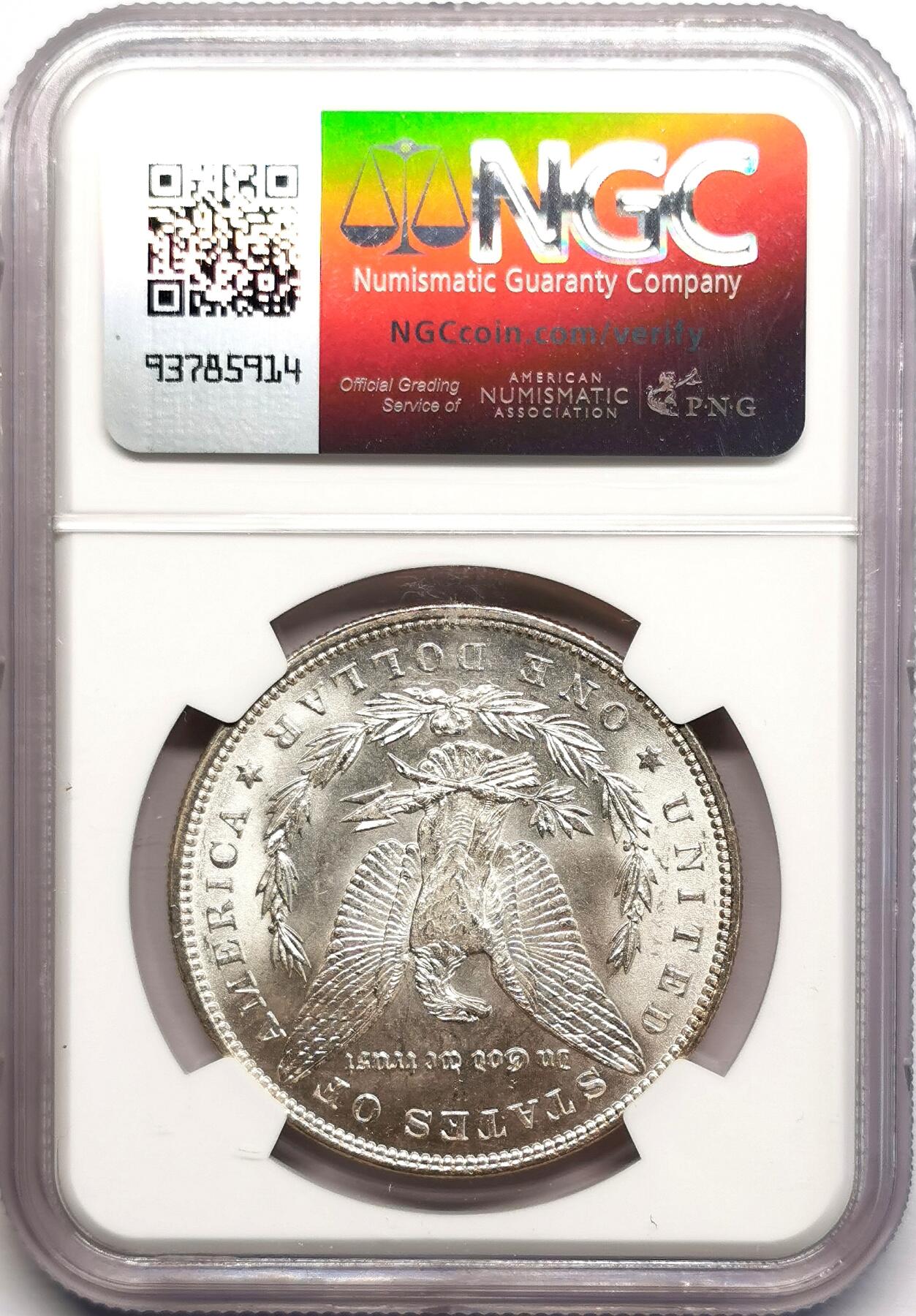 凡希社世界钱币微拍第二百七十八期 1887美国摩根壹元NGC-MS64
