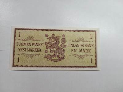 康怡轩钱币【世界纸币专场】第251012期  芬兰1马克纸币  10连号A10366321-A10366330