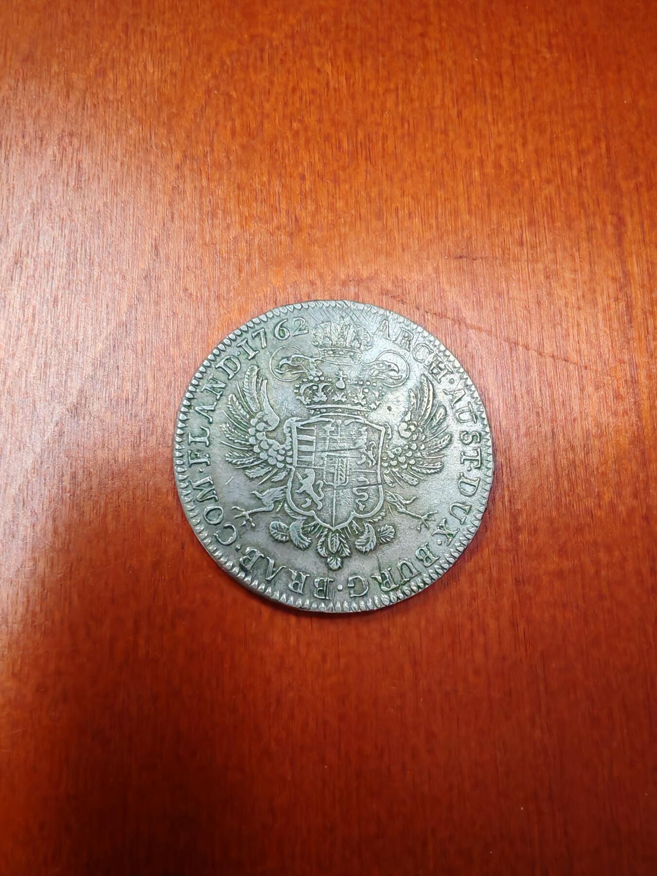 长老汇龙年精选第十三场拍卖 1762奥属尼德兰1克朗泰勒大银币，深打减重