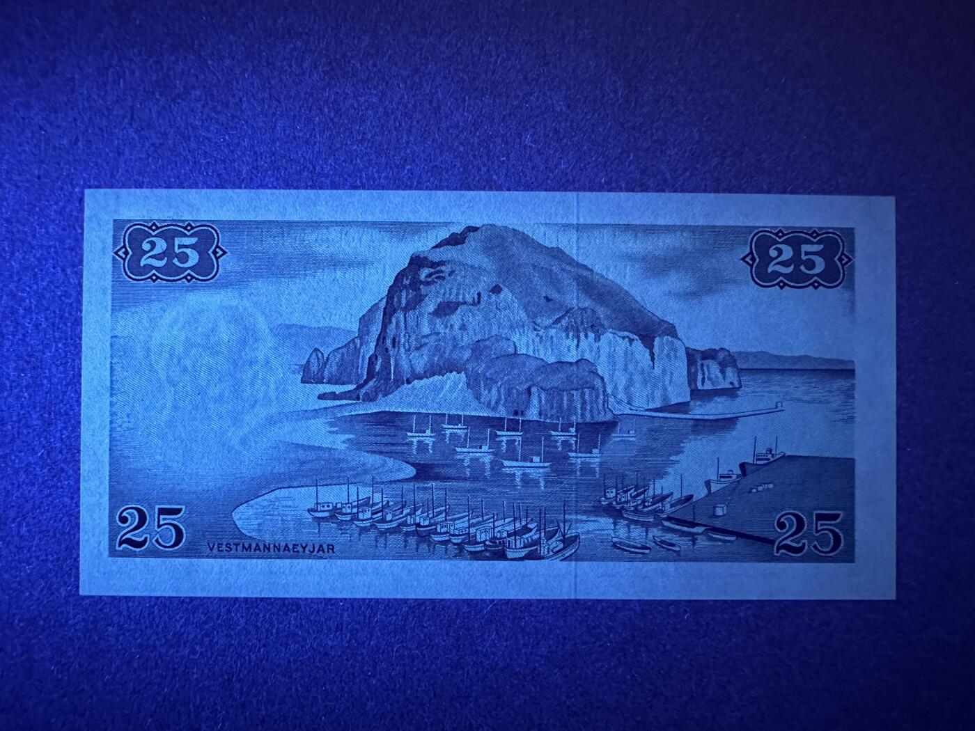 《张总收藏》160期-外币精品百拍周日场 冰岛25克朗 UNC 1957年初版 冰岛首席大法官斯蒂芬森 无47