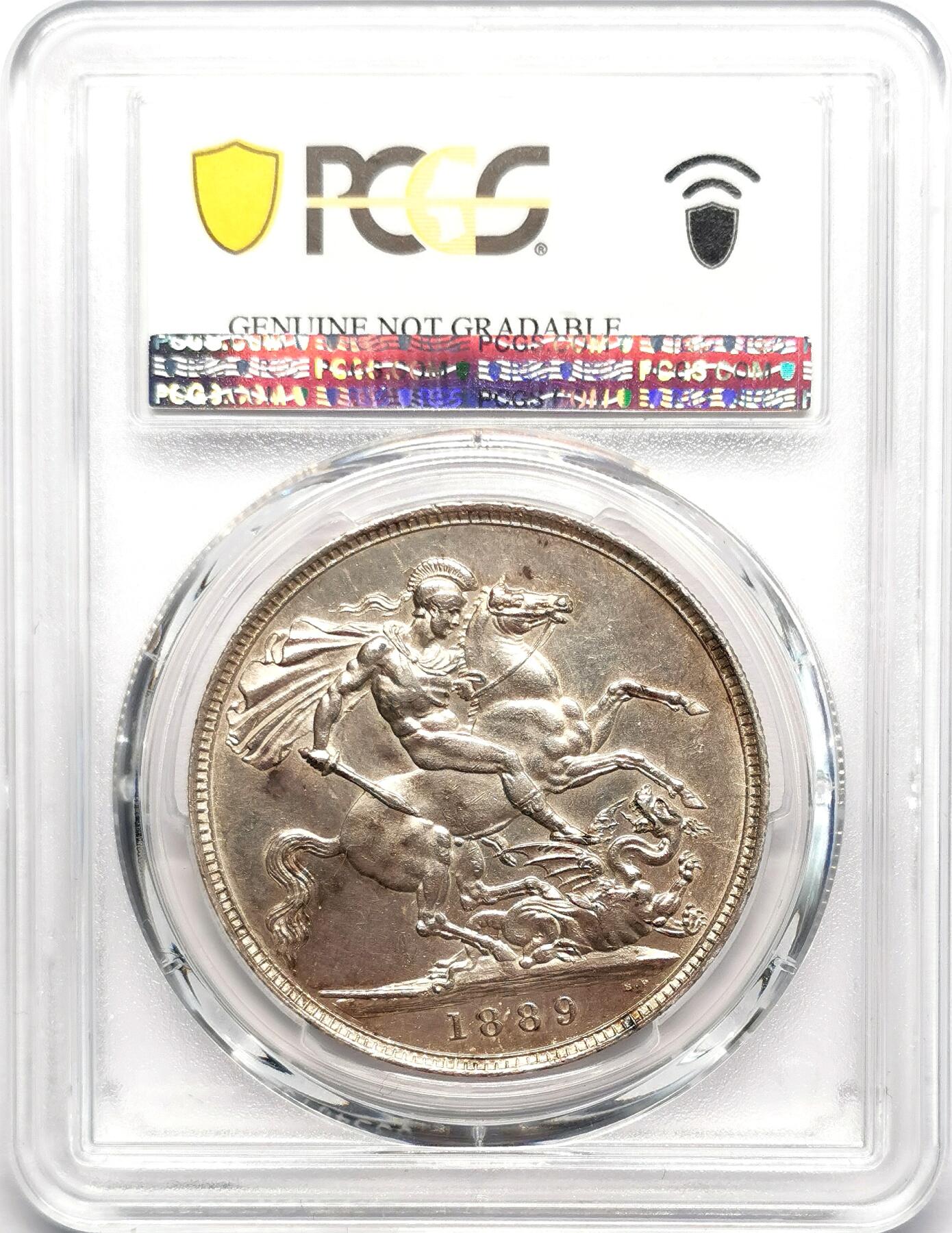 凡希社世界钱币微拍第二百七十八期 1889英国老维高冠马剑PCGS-AUD