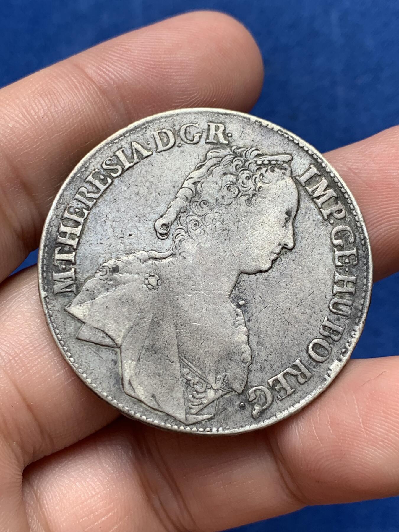 《竞宝斋》第292场- 周日，周一  2场连拍 （全场包邮） 奥地利1759年早期版原铸大奶妈 原味无洗 少见品种