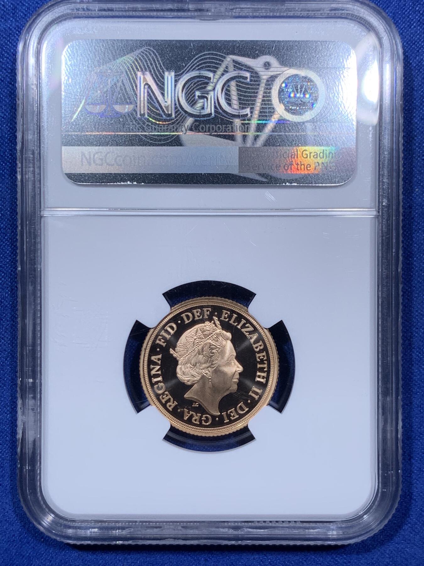 《竞宝斋》第292场- 周日，周一  2场连拍 （全场包邮） NGC PF69-70UC 英国 2020年 乔治三世200周年纪念索维林金币（4枚马剑金币套装总重30克，带钢琴漆木质原盒，限量600套，金价高企错过可惜！）