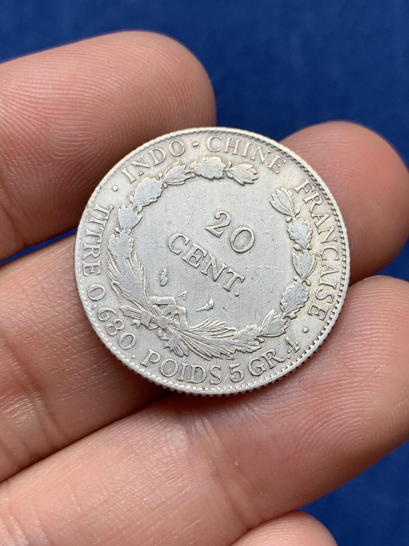 《竞宝斋》第292场- 周日，周一  2场连拍 （全场包邮） 法国1925年坐洋20分银币