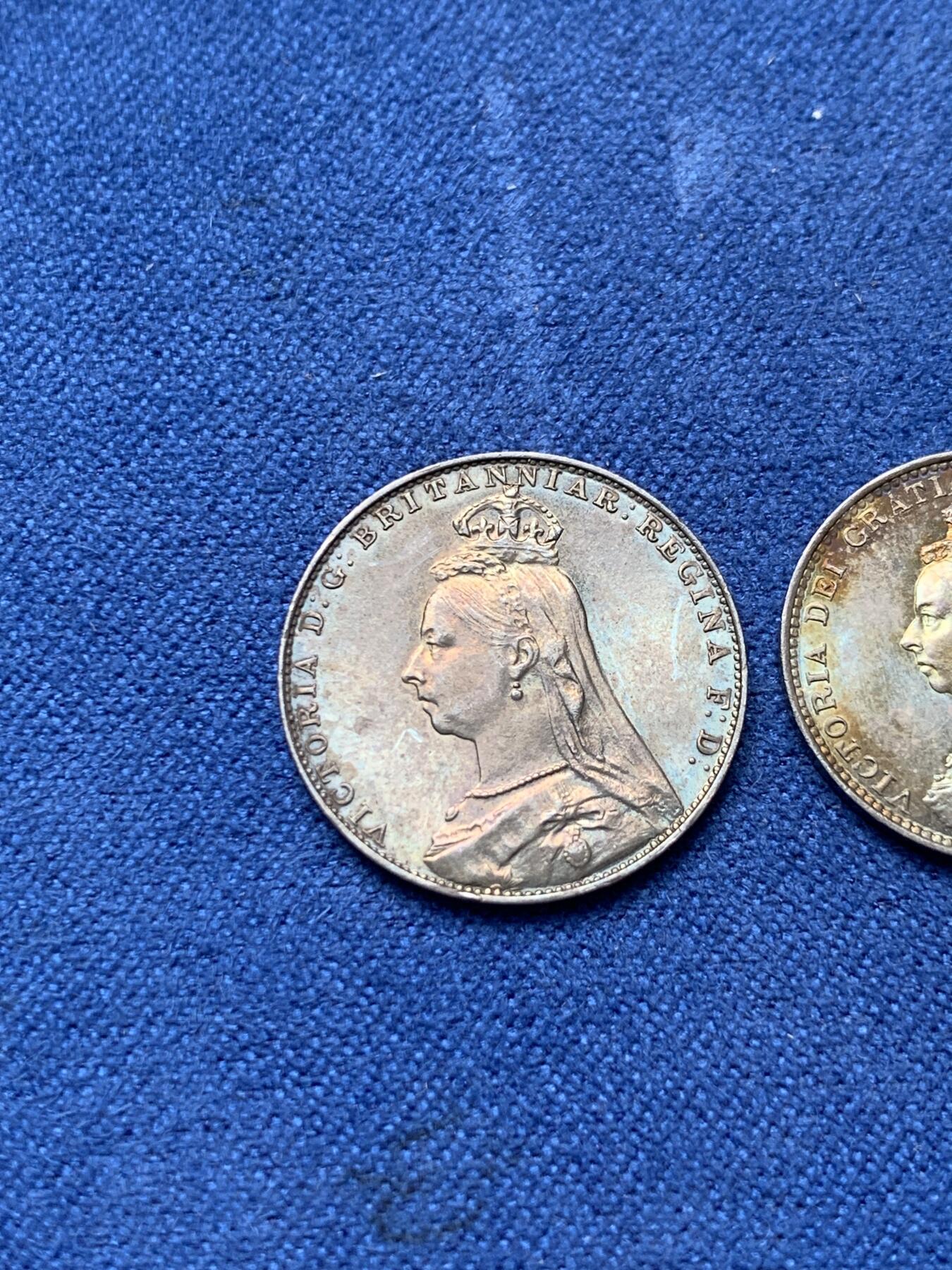 《竞宝斋》第292场- 周日，周一  2场连拍 （全场包邮） 维多利亚 1888 Maundy Coin 套组 难的是年份 可遇不可求 英系或者维多利亚凑套必不可少的藏品 细节见图