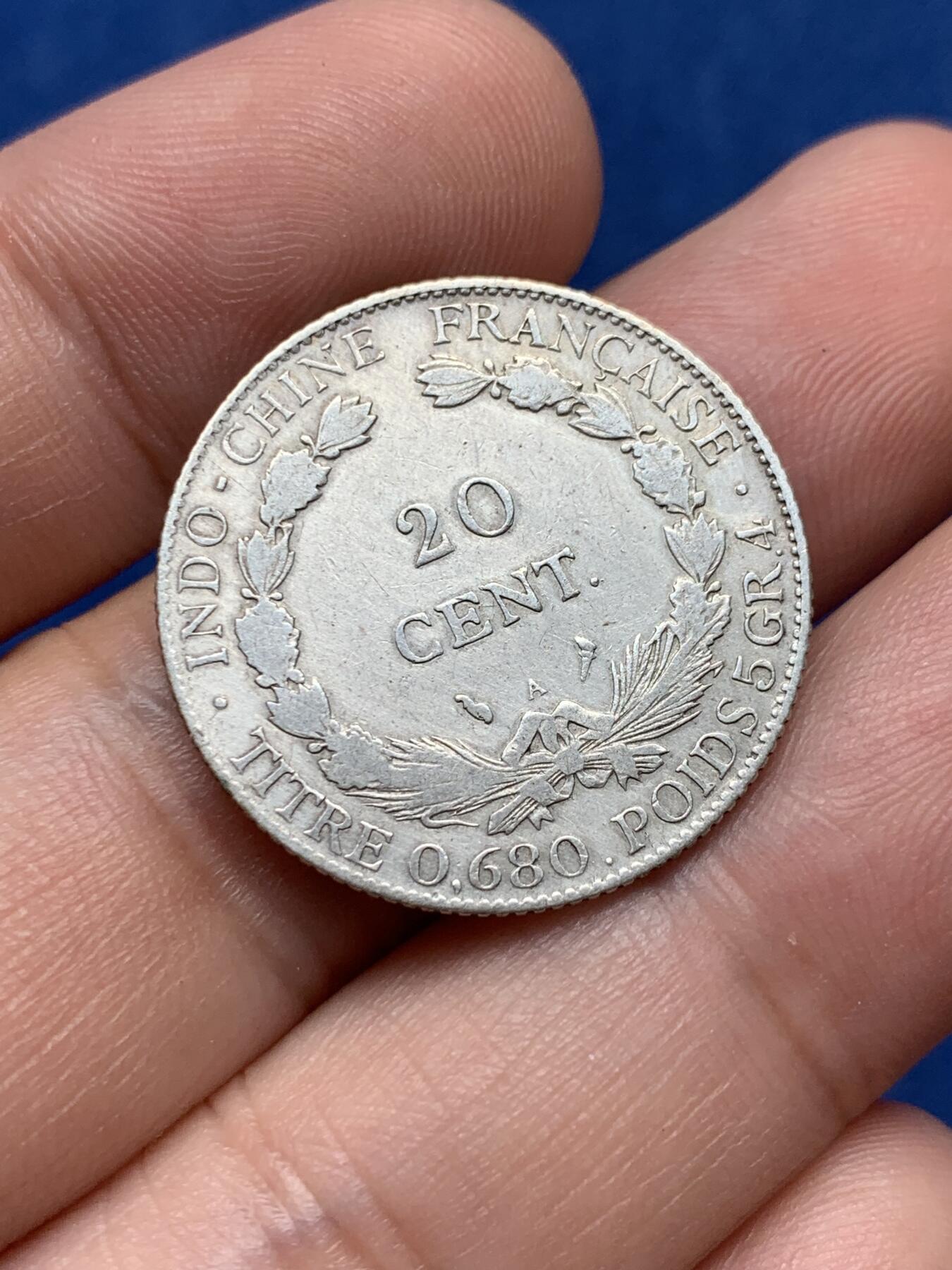 《竞宝斋》第292场- 周日，周一  2场连拍 （全场包邮） 法国1925年坐洋20分银币