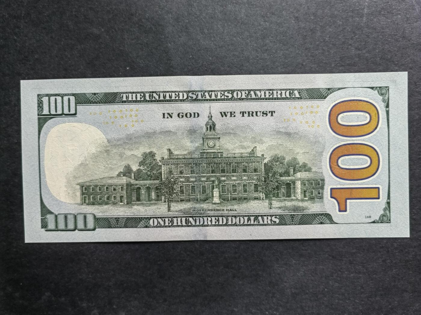 外中纸币专场240801第七场 美国2017A，100美元豹子号666，全新品相UNC。