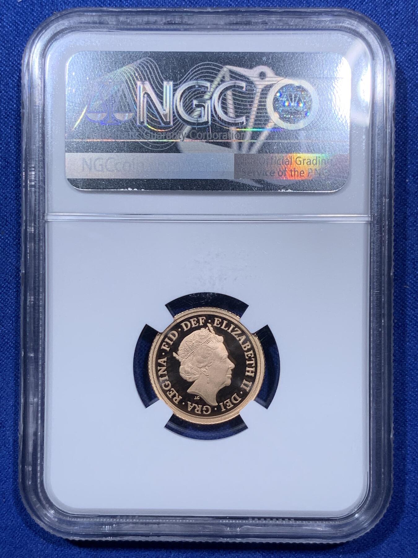 《竞宝斋》第292场- 周日，周一  2场连拍 （全场包邮） NGC PF69-70UC 英国 2020年 乔治三世200周年纪念索维林金币（4枚马剑金币套装总重30克，带钢琴漆木质原盒，限量600套，金价高企错过可惜！）