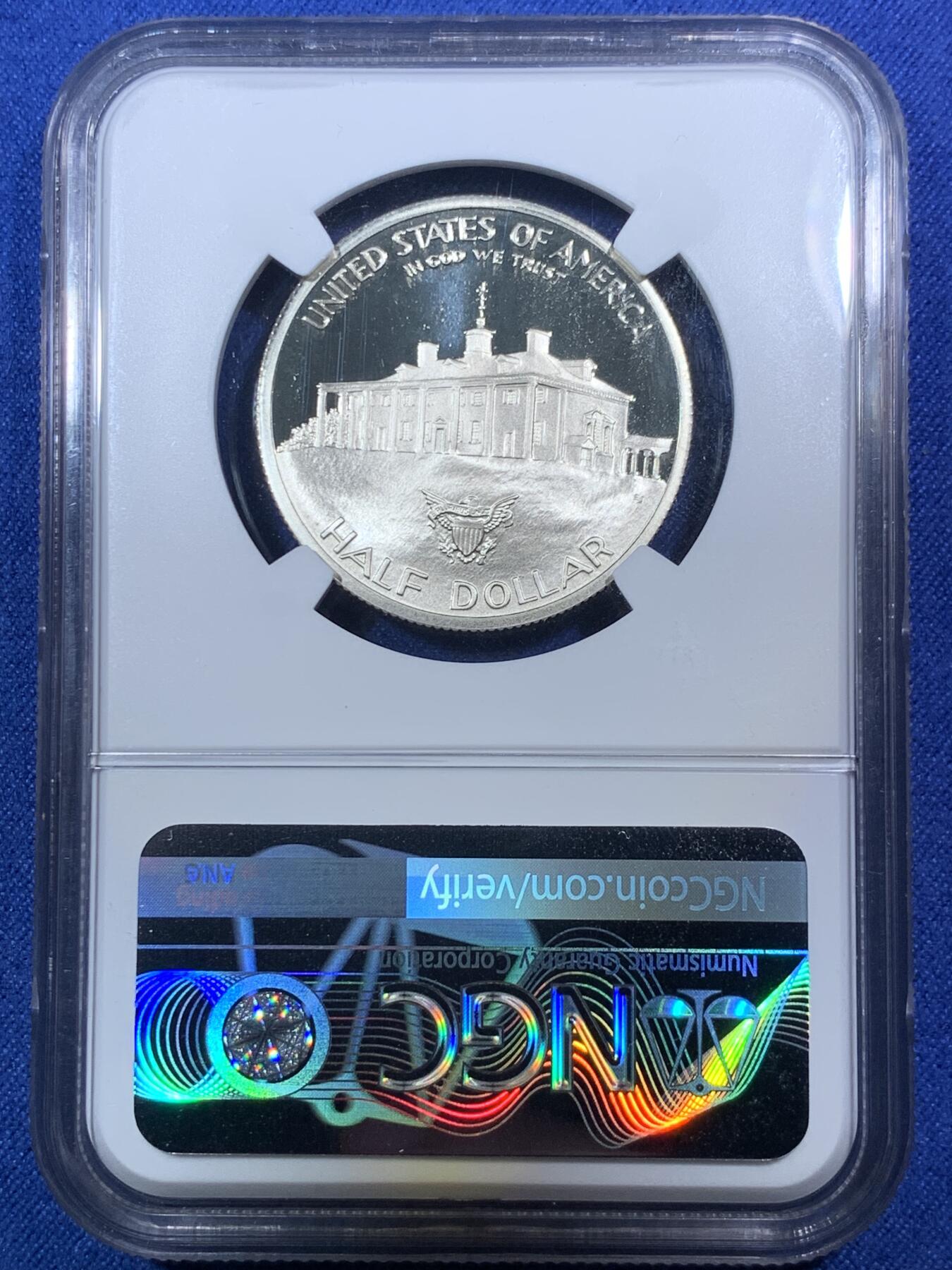 《竞宝斋》第292场- 周日，周一  2场连拍 （全场包邮） NGC PF69UC 美国1982年华盛顿半美元精制纪念银币 PROOF精制币 币面清爽干净又漂亮 打制精美 状态极佳