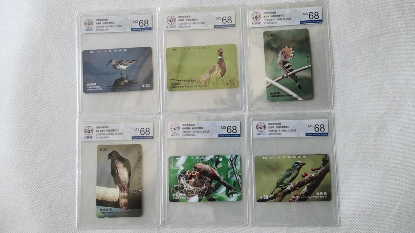【琪哥网】美评/国评综合场(九） 【公博68】中国珍贵野鸟连号一套