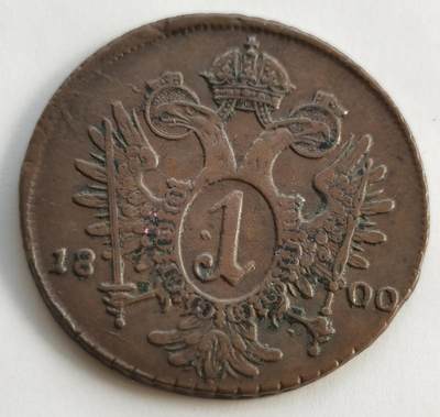 老藏家专场- 奥匈帝国、保加利亚、罗马尼亚等20240802场次（中拍皆有赠品），每周两拍，可寄存，周日统一发货 - 神圣罗马帝国1800年1克列桑老铜币