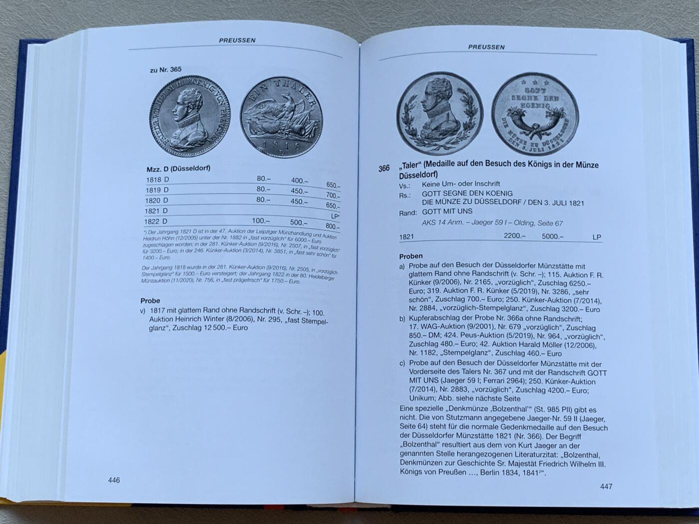 《竞宝斋》第293场- 周日，周一  2场连拍 （全场包邮） 1800-1872 德国银币目录 收藏半泰勒到2泰勒图片 德系钱币核心的必备书 厚达746页 精装本 难得的工具书