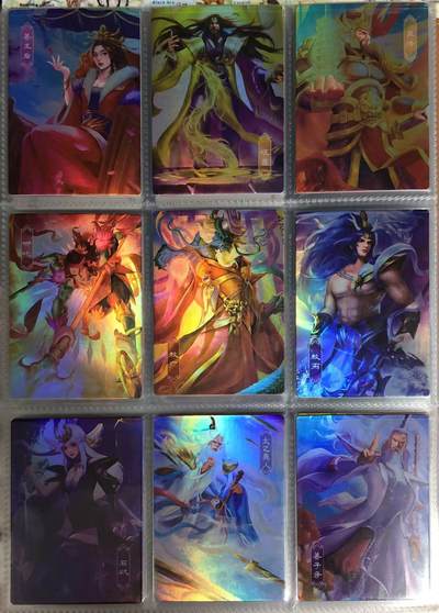 卡牌限时003专场 一卡间封神彩闪套卡，40主卡+9特卡全套，带全新卡册，卡套膜入册。